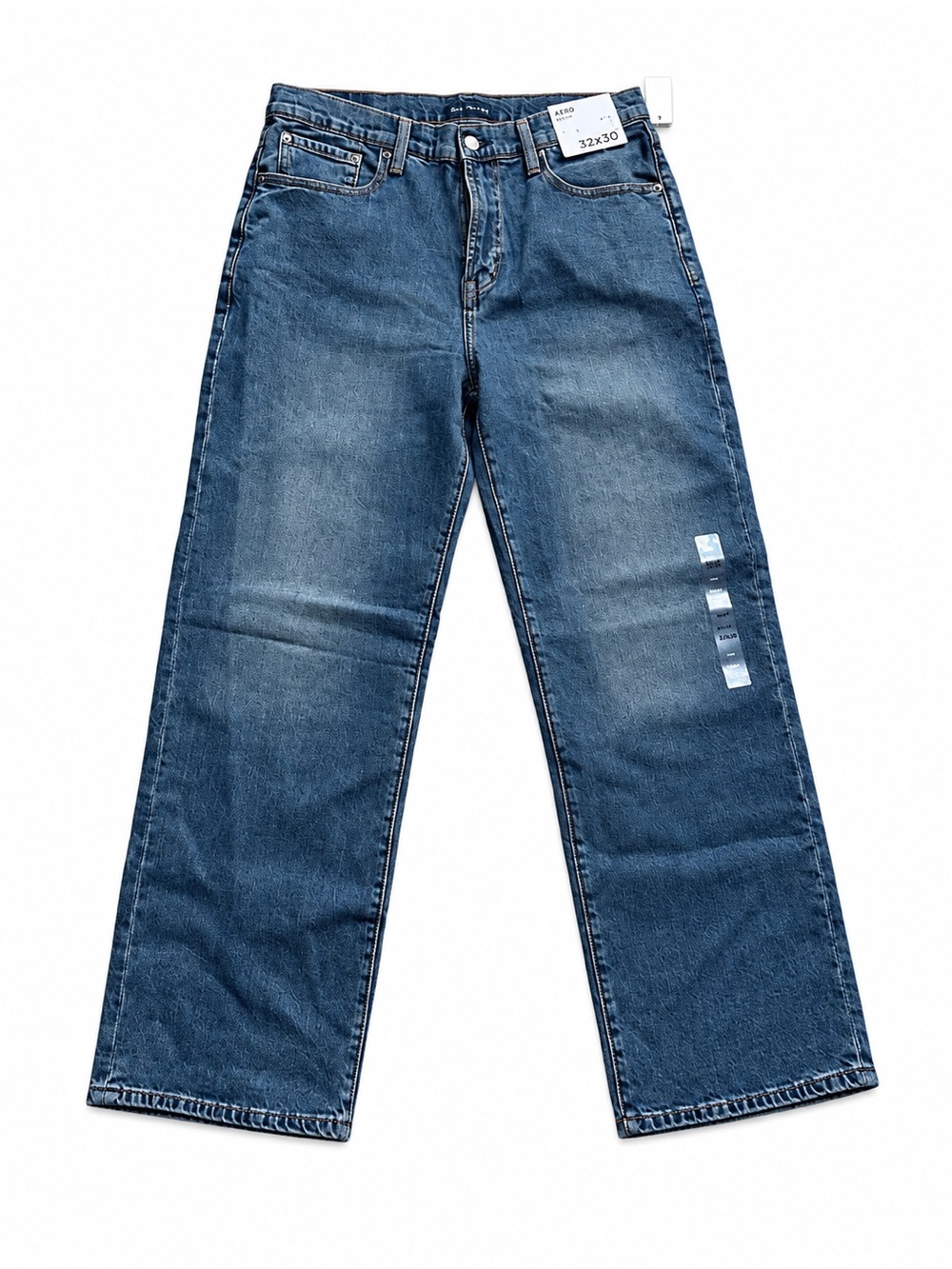 Aeropostale Men's Baggy Jeans in Blue Denim Size 32/30